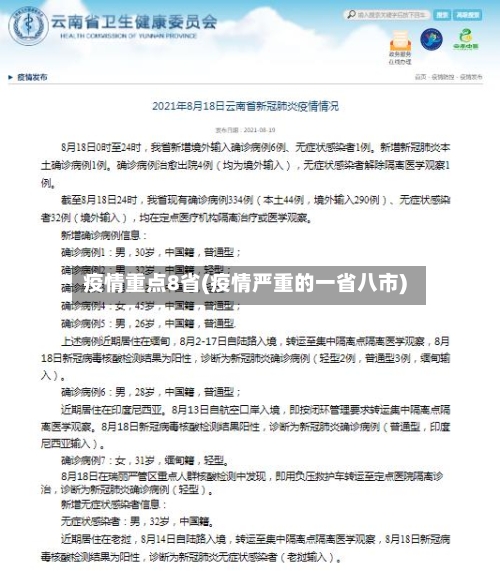 疫情重点8省(疫情严重的一省八市)-第2张图片