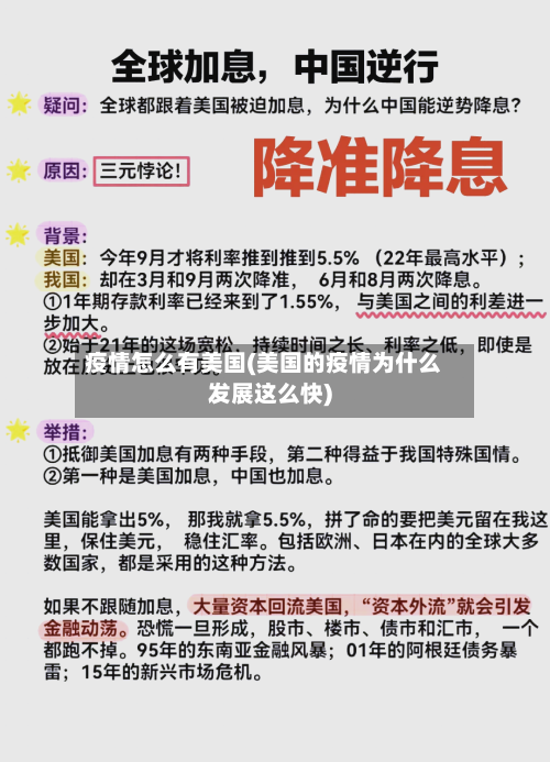 疫情怎么有美国(美国的疫情为什么发展这么快)-第1张图片