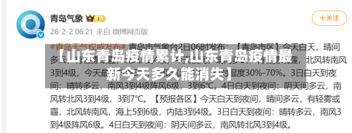 【山东青岛疫情累计,山东青岛疫情最新今天多久能消失】-第1张图片
